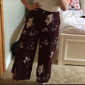 Lauren Conrad Floral Culottes